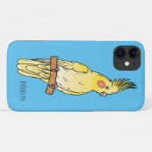 Cakatielvogelafbeelding cartoon Case-Mate iPhone case (Achterkant (horizontaal))