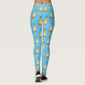 Cakatielvogelafbeelding cartoon leggings (Achterkant)