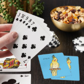 Cakatielvogelafbeelding cartoon pokerkaarten (Insitu)