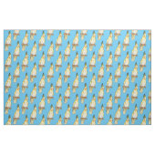 Cakatielvogelafbeelding cartoon stof (Fat Quarter)