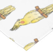 Cakatielvogelafbeelding cartoon tafelkleed (Gekanteld)