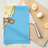 Cakatielvogelafbeelding cartoon theedoek (Quarter Fold)