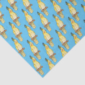 Cakatielvogelafbeelding cartoon tissuepapier (Detail)