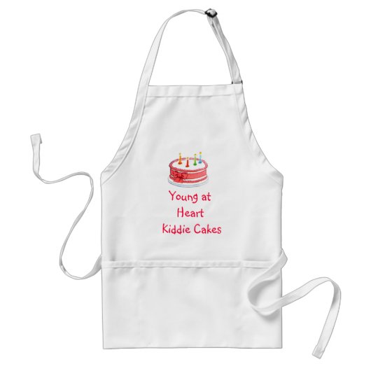 cake2, Young at Heart Kiddie Cakes Standaard Schort (Voorkant)