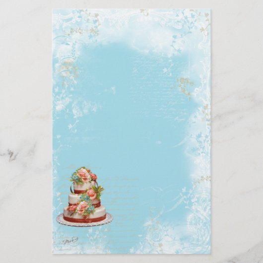 Cake and Frillery Stationery Briefpapier (Voorkant)