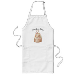 Cake Apron - Custom Name Baker Gift Lang Schort
