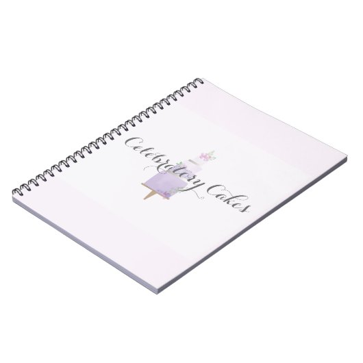 Cake aquarel   notitieboek (Linkerzijde)