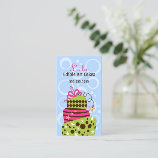 Cake Art Bakery Visitekaartje (Staand voorkant)