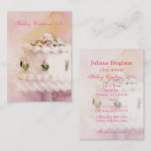 Cake Art. Visitekaartje (Voorkant / Achterkant)