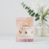 Cake Art. Visitekaartje (Staand voorkant)