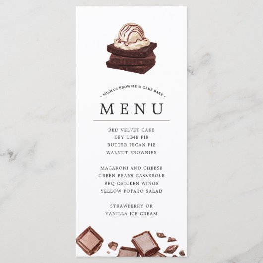 Cake Bake | Themapagina Menu (Voorkant)