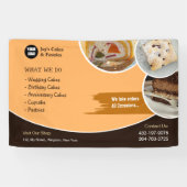 Cake Baker Aangepaste Banner (Horizontaal)