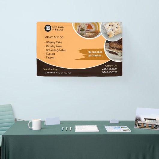 Cake Baker Aangepaste Banner (Beurs)