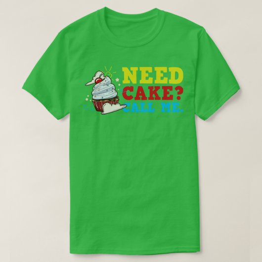 Cake Baker Baking 1 T-shirt (Design voorkant)