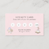 Cake Baker Loyalty Rewards Promotionele QR-code Visitekaartje (Voorkant)
