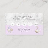 Cake Baker Loyalty Rewards Promotionele QR-code Visitekaartje (Voorkant)