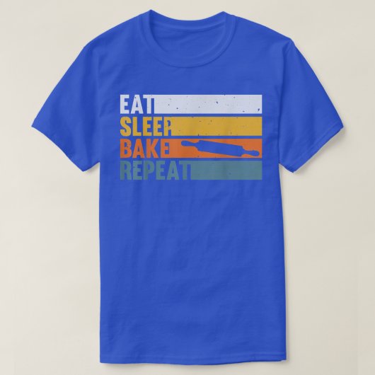 Cake Bakers Baking Chefs Baking Lovers Eat Sleep B T-shirt (Design voorkant)
