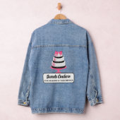Cake Bakery Business Denim Jacket (Hangar)