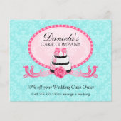 Cake Bakery Discount Voucher Flyer (Voorkant)