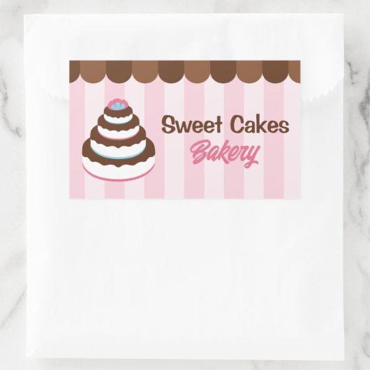 Cake Bakery Label | Schattigee taarten | zonnesche (Tas)