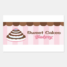 Cake Bakery Label | Schattigee taarten | zonnesche