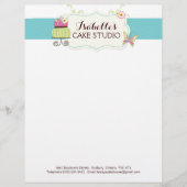 Cake Bakery Letterhead Custom Briefhoofd (Voorkant)
