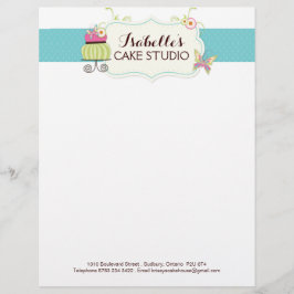 Cake Bakery Letterhead Custom Briefhoofd