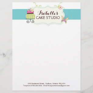Cake Bakery Letterhead Custom Briefhoofd