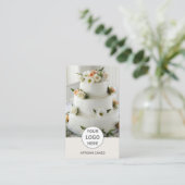 Cake Bakery Logo Foto Visitekaartje (Staand voorkant)