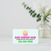 Cake Bakery Logo & Slogan | Professionele Ondernem Visitekaartje (Staand voorkant)