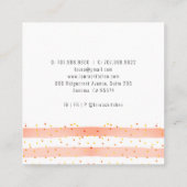 Cake Bakery Pastry Chef Waterverf Visitekaartje (Achterkant)