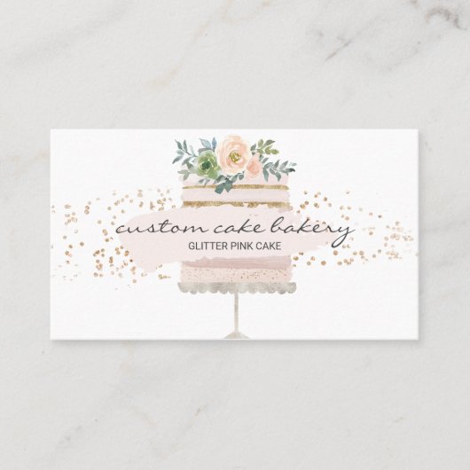 Cake Bakery Pastry Patisserie Visitekaartje (Voorkant)