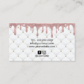Cake Bakery Roos Gold Drip Luxe Visitekaartje (Achterkant)