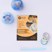Cake Bakery Shop Custom Flyer (Enkel)