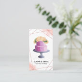 Cake / Bakery visitekaartje (Staand voorkant)