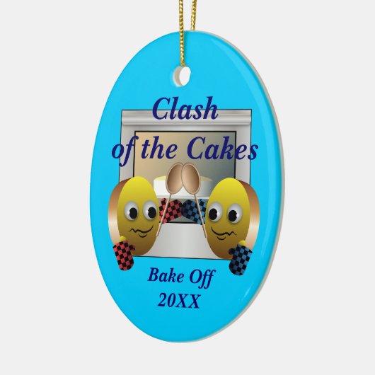 Cake Baking Contest Keramisch Ornament (Links)