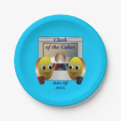 Cake Baking Contest Papieren Bordje (Voorkant)