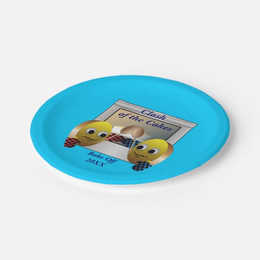 Cake Baking Contest Papieren Bordje (Gekanteld)