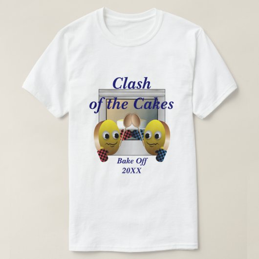 Cake Baking Contest T-shirt (Design voorkant)