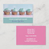 Cake Baking Cup Visitekaartje (Voorkant / Achterkant)