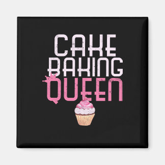 Cake Baking Queen Cupcake bakkerij Magneet