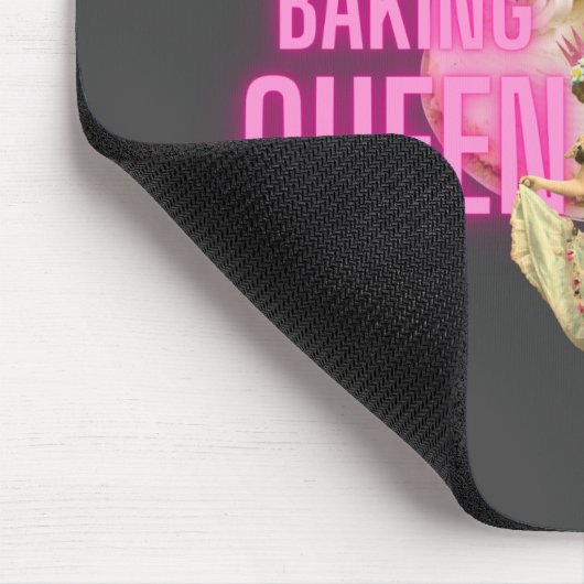  Cake Baking Queen, gepersonaliseerd Muismat (Hoek)