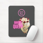 Cake Baking Queen, gepersonaliseerd Muismat (Met muis)