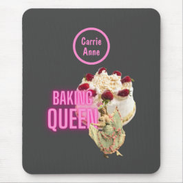 Cake Baking Queen, gepersonaliseerd Muismat