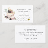 Cake Bakker Bakkerij Gebak Chef Cater Zwart Loyali Klantenkaartje (Voorkant / Achterkant)