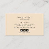 Cake Bakker Bakkerij Gebak Chef Catering Visitekaartje (Achterkant)