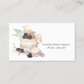 Cake Bakker Bakkerij Gebak Chef Catering Visitekaartje (Voorkant)
