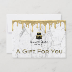 Cake Bakkerij Goud Drip Icing Gebak Chef Marmer