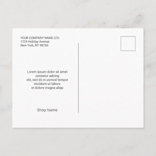 Cake Bakkerij Winkel Zakelijk Grote Opening Uitnodiging Briefkaart (Achterkant)