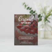 Cake Bakkerij Winkel Zakelijk Grote Opening Uitnodiging Briefkaart (Staand voorkant)